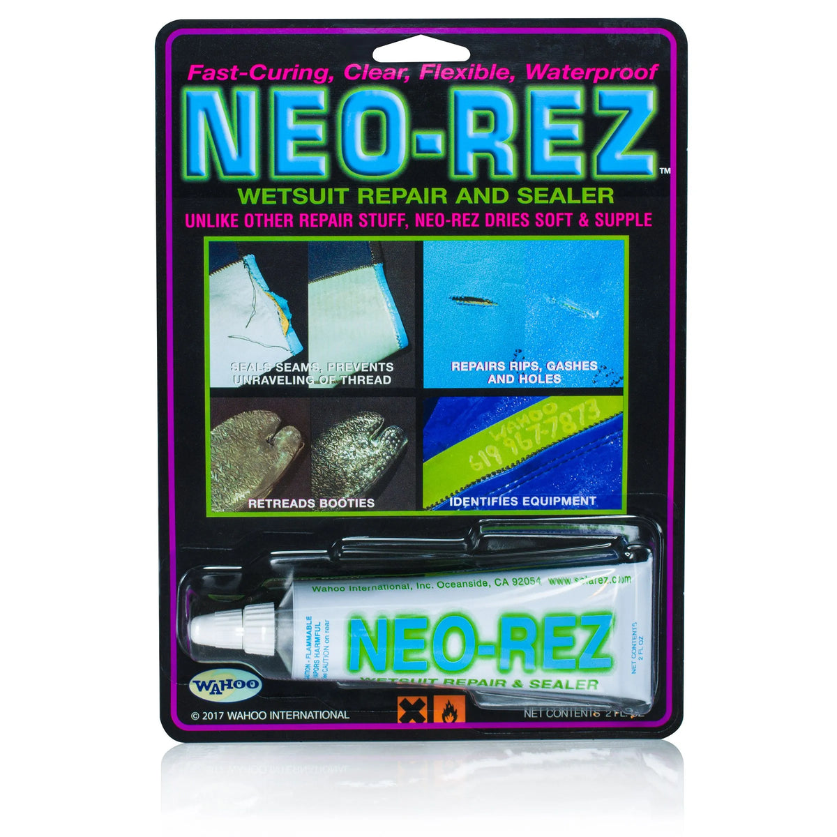 ערכת תיקון חליפות גלישה עם שפופרת Neo-Rez, אריזה כחולה־סגולה