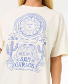 RIP CURL | SAN CARLOS HERITAGE TEE  | חולצה קצרה נשים