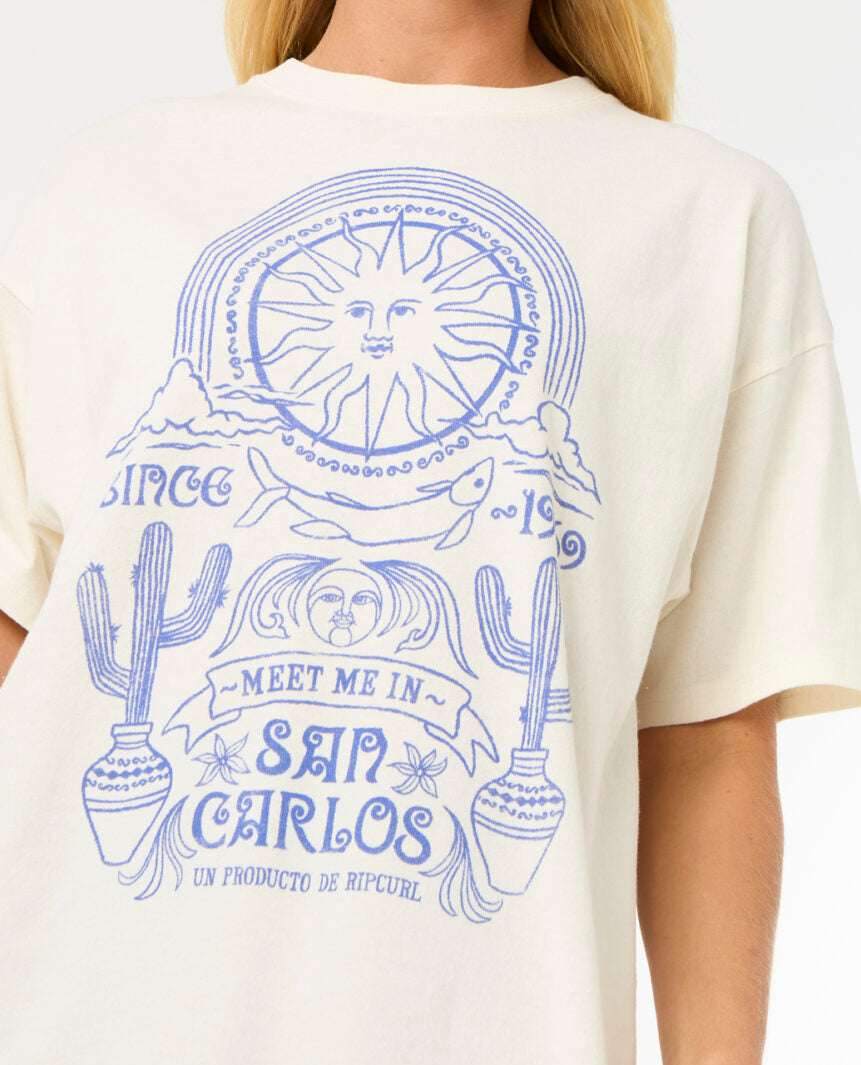 RIP CURL | SAN CARLOS HERITAGE TEE  | חולצה קצרה נשים