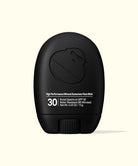 מקל קרם הגנה מינרלי לפנים SUN BUM שחור SPF30 עם כיתוב