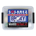 ערכת אפוקסי למסע Solarez Pro בנרתיק פלסטיק שקוף עם תווית כחולה-אדומה